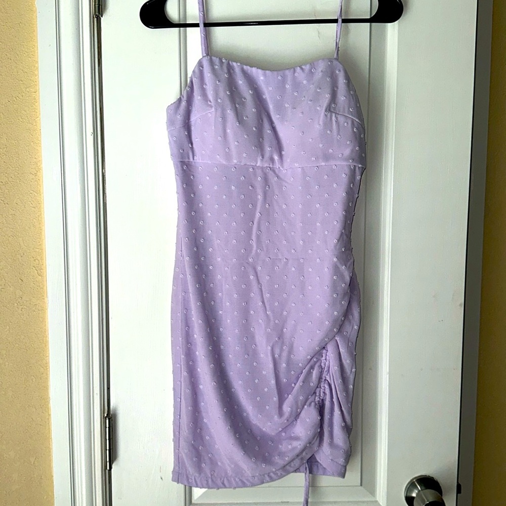 Lilac bodycon dress